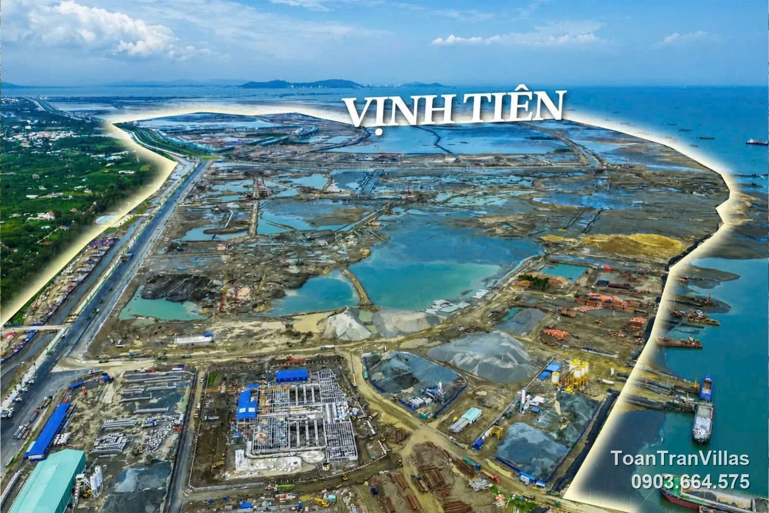 Công trường Vinhomes Cần Giờ tháng 7/2026