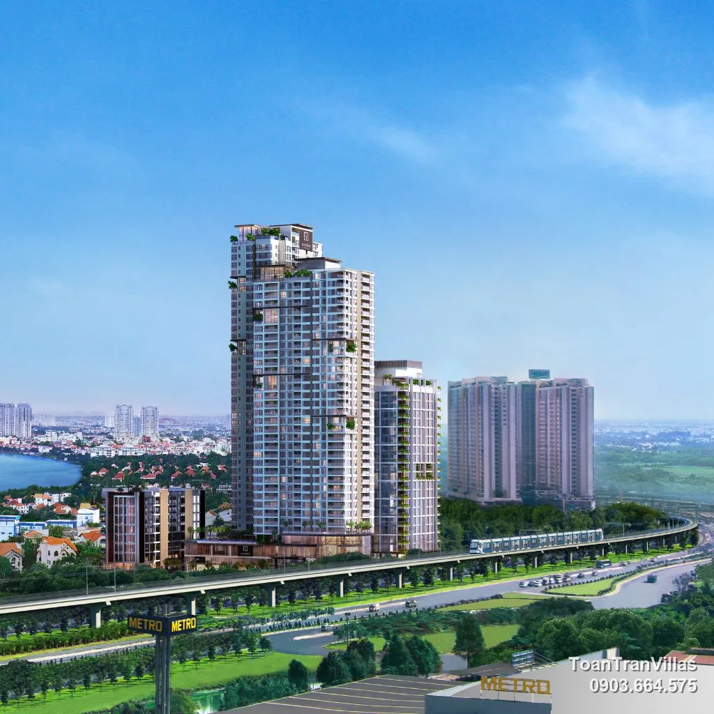 Gateway Thảo Điền cạnh tuyến Metro số 1