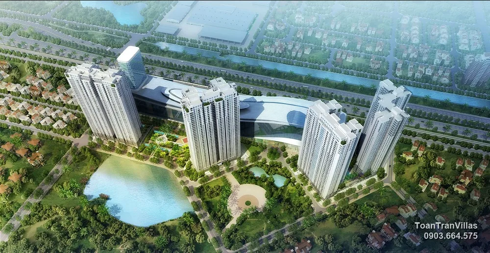 Các tòa Masteri Thảo Điền nhìn từ trên cao