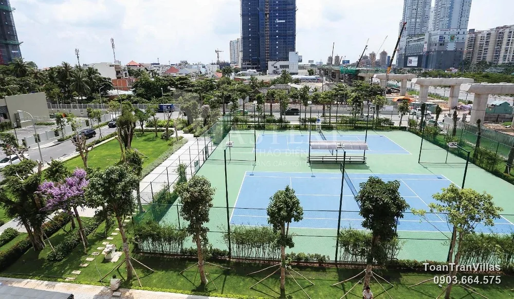 Sân tennis nội khu Masteri Thảo Điền