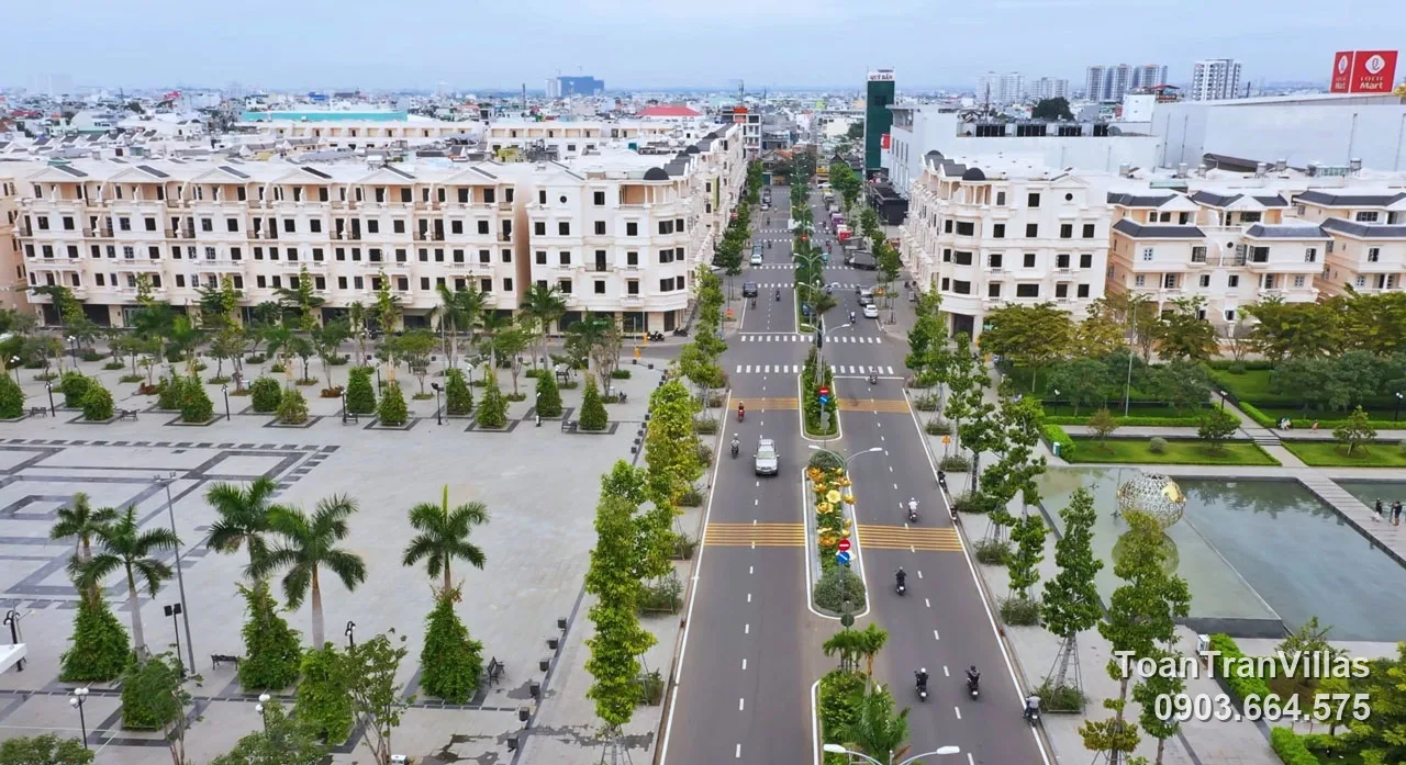 Trục công viên trong Cityland Park Hills