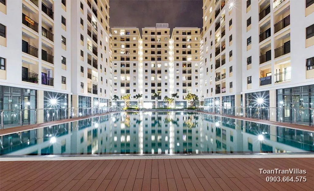 Hồ bơi khối căn hộ Cityland Park Hills