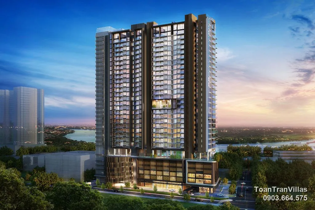 Phối cảnh tháp Q2 Thảo Điền