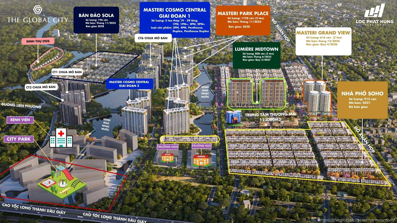 Sân golf 18 lỗ The Global City