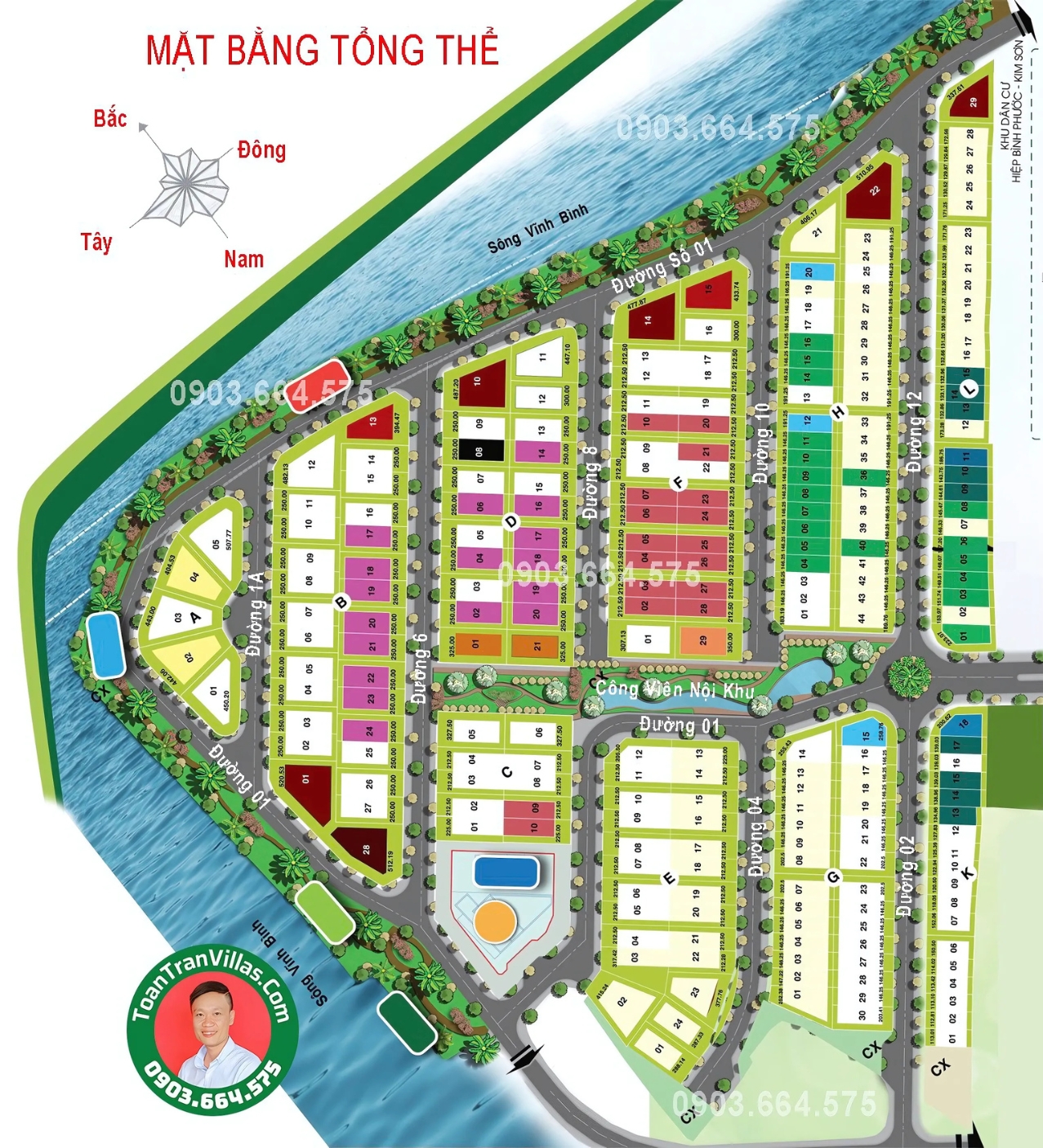 Mặt bằng tổng thể Jamona Home Resort