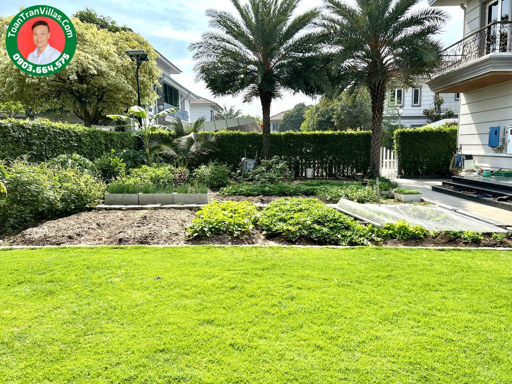 Sân vườn thực tế tại Thủ Đức Garden Homes