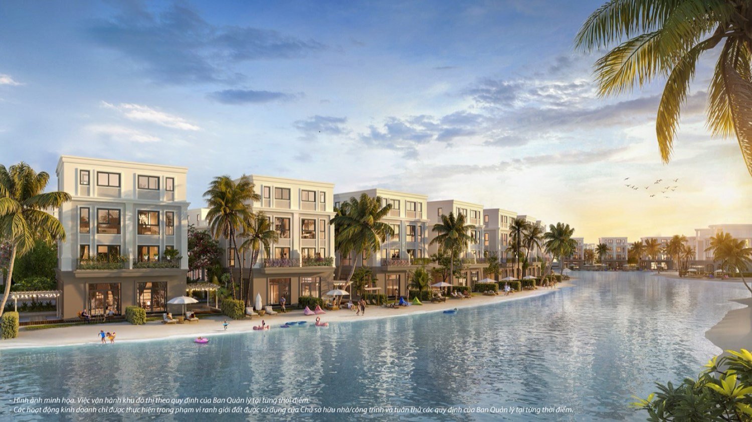 Biệt thự ven biển hồ Vinhomes Green Paradise Cần Giờ