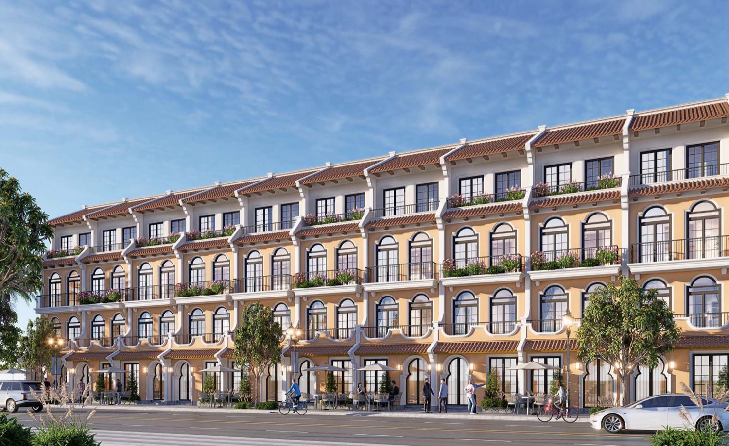 Dãy nhà phố liền kề Vịnh Tiên Vinhomes Cần Giờ