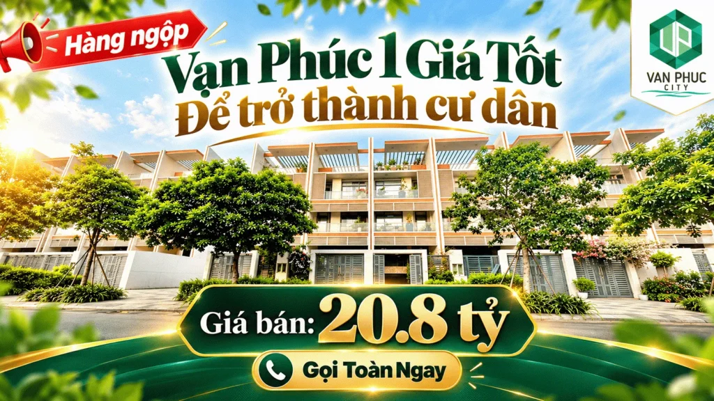 Nhà phố · 105 m² · Vạn Phúc 1