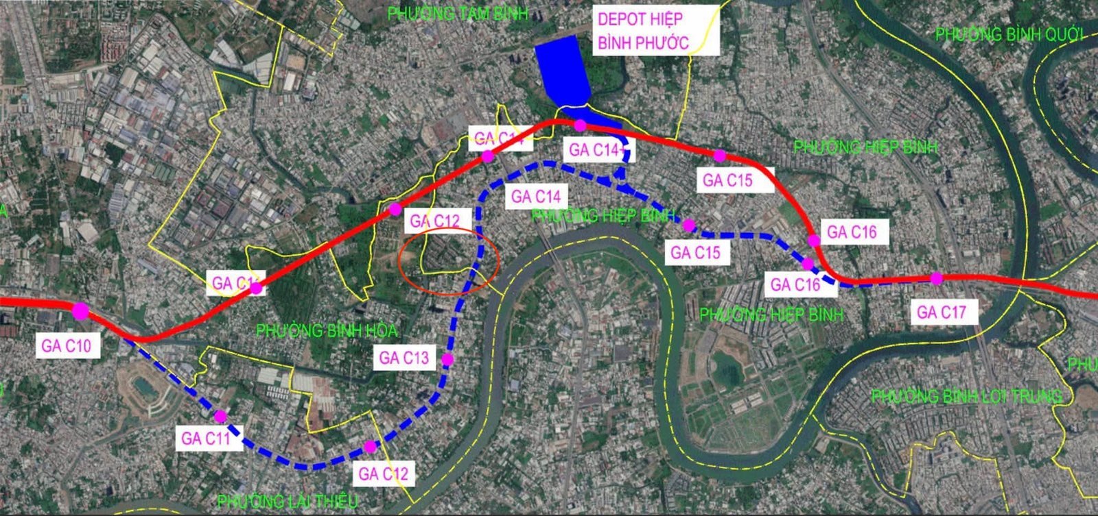 Metro Quốc Lộ 13 Đổi Hướng, Jamona Home Resort Có Bị Cắt Qua Không?
